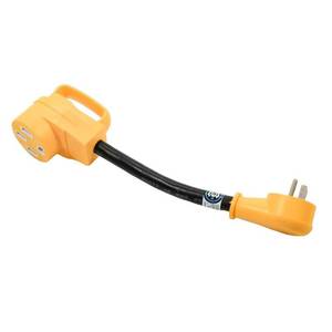 lot 44178 image: Camco 55170 PowerGrip 12 15M50F Dogbone Adapter - 125V1875W