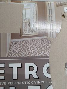 lot 44206 image: Achim Home Furnishings RTFTV60120 Retro 12x12 Self Adhesive Vinyl Floor Tile-Slate-20 Tiles20 sq. ft, Slate