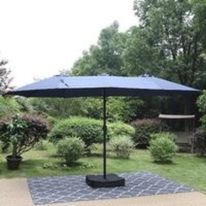 lot 44209 image: outdoor umbrella navy blue size uknown