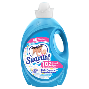 lot 44219 image: Suavitel Liquid Fabric Softener, Field Flowers, 102 Small Loads