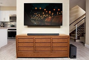 lot 44335 image: Polk Audio Signa S3 Ultra-Slim TV Sound Bar and Wireless Subwoofer with Built-in Chromecast  Compatible with 8K, 4K & HD TVs  Wi-Fi, Bluetooth  Works with Google Assistant