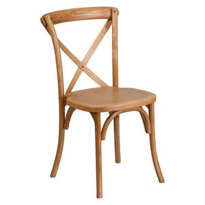 lot 44356 image: Wooden Crossback Chair