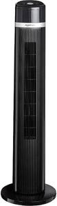 lot 44061 image: Basics Oscillating 3 Speed Tower Fan with Remote