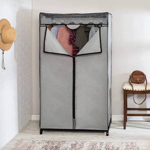 lot 44227 image: Honey-Can-Do 36 Wide Storage Closet Racks White