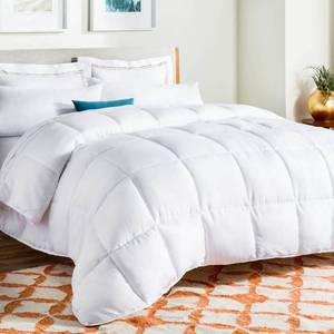 lot 2323 image: Linenspa All Season Reversible Down Alternative Microfiber Comforter