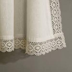 lot 2220 image: Lush Decor Lace Trim Curtain Panels
