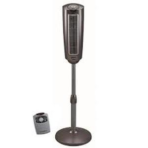 lot 2306 image: Lasko SpsceSaving Oscillating Pedestal Fan
