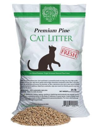 lot 51739 image: Small Pet Select - Premium Pine Cat Litter - 25lb
