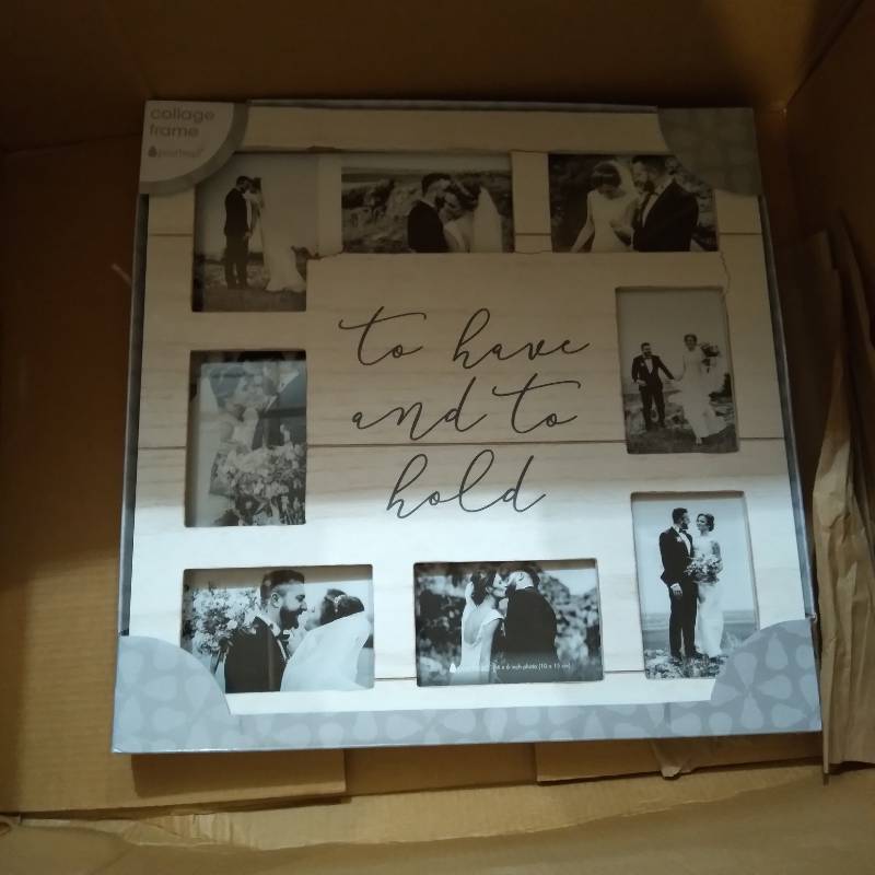 lot 51864 image: COLLAGE FRAME DAMAGED