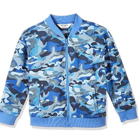 lot 12899 image: GREY AND BLUE CAMO 2T ONLY KIDS ZIP UP JACKET