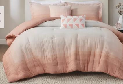 lot 22992 image: MINA 5 PIECE OMBRE PRINTED COTTON GAUZE