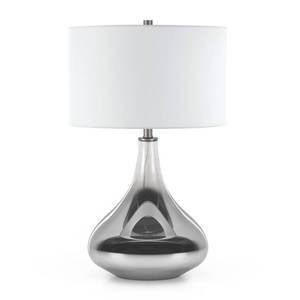 lot 9542 image: Hudson & Canal Mirabella Table Lamp In Smoked Chrome Ombre