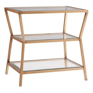 lot 9554 image: Camila Accent Table - Gold