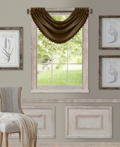lot 9566 image: Lot of 2 All Seasons Blackout Waterfall Valance, 52 x 36