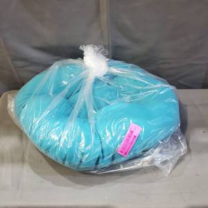 lot 9609 image: 18INCH FOOT STOOL CUSHION TEAL