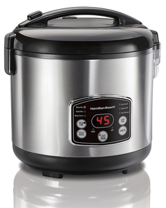 lot 9622 image: Hamilton Beach - 14-Cup RiceGrain Cooker - STAINLESS STEEL