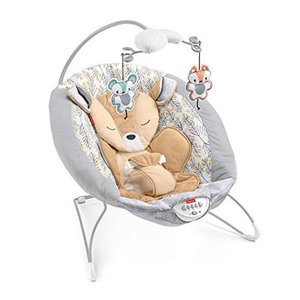 lot 9623 image: Fisher-Price Fawn Meadows Deluxe Bouncer