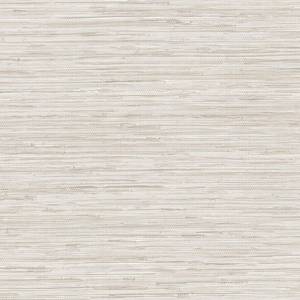 lot 9625 image: Manhattan Comfort Elmhurst 32.7 Ft. x 20.5 In. Vinyl Grey Horizontal Faux Grasscloth Wallpaper Covering