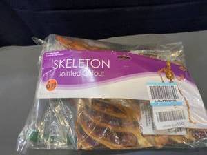 lot 9669 image: 6 Foot Skeleton Jointed Cutout