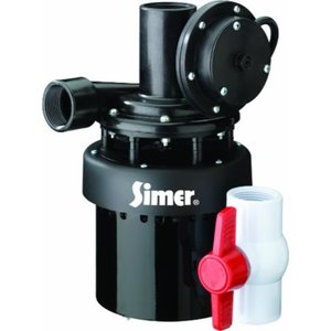 lot 9673 image: simer 2935b 13 hp utility sink sump pump