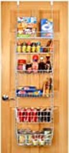 lot 9798 image: DAZZ Large Deluxe Over The Door Pantry Organizer