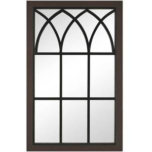 lot 9802 image: FirsTime & Co.Espresso Grandview Arched Farmhouse Window Mirror