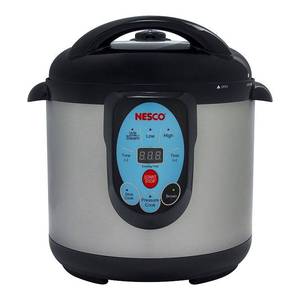 lot 9821 image: NESCO NPC-9 Smart Pressure Canner and Cooker 9.5 quart Stainless Steel