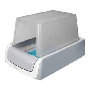 lot 9843 image: PetSafe ScoopFree Self-Cleaning Litter Box, Second Generation, Hooded