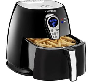 lot 9548 image: CHEFMAN AIR FRYER MODEL NO.(RJ38-2LM-DS