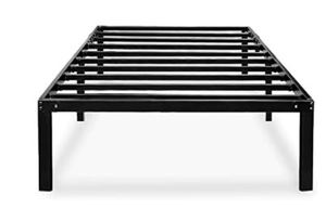 lot 9559 image: PLATFORM STEEL BED FRAME TEIN SIZED ITEM NO 18BF04T