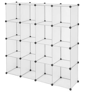 lot 9588 image: 16-Cube DIY Closet Clothes Organizer Sto