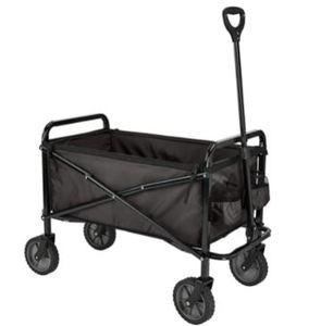 lot 9654 image: Garden Tool Collection Folding Utility Wagon