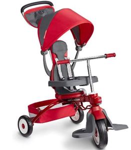 lot 9684 image: RADIO FLYER Deluxe EZ Fold 4-in-1 Stroll N Trike��