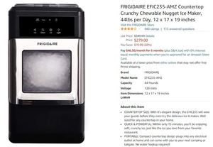 lot 9689 image: Frigidaire Ice Maker