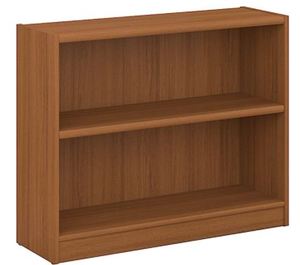 lot 9738 image: BUSH FURNITURE UNIVERSAL 2 SHELF BOOKCASE