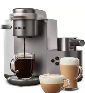 lot 9764 image: Keurig K-Cafe Special Edition Coffee Maker, Single Serve K-Cup Pod Nickel