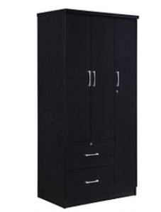 lot 9771 image: BLACK TWO DRAWER AMORY