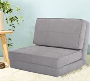 lot 9816 image: GREY FLIP OUT LOUNGER