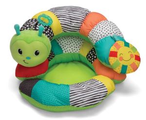 lot 9827 image: BLUE-BOC CATERPILLAR STUFFED TOY