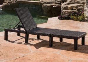 lot 9837 image: MULTI BROWN CHAISE LOUNGE CHAIR ITEM NO.(62575.00WTC