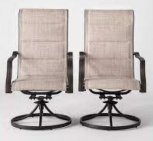 lot 9615 image: Foxborough 2pk Patio Club Chair Gray - Threshold
