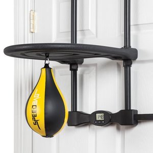 lot 60726 image: Majik Over the Door Speed Bag Trainer With Electronic Timer and Adjustable Height