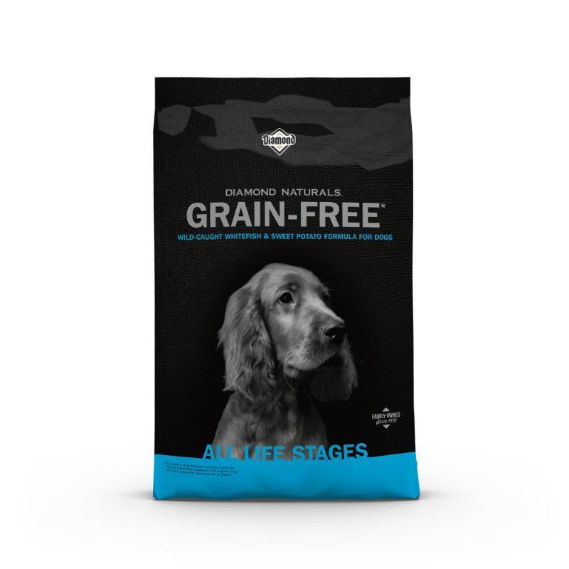 lot 4794 image: Diamond Grain-Free Whitefish & Sweet Potato Formula Dry Dog Food, 14 Lb
