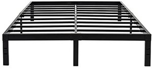 lot 7742 image: Linenspa Contemporary platform Bed Frame Full Black
