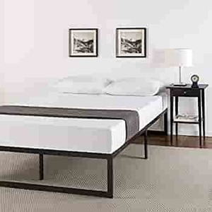 lot 3540 image: Zinus Abel 14 Inch Metal Platform Bed Frame  Mattress Foundation  No Box Sprin