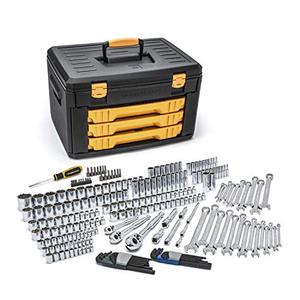 lot 3549 image: GEARWRENCH 239 Pc. Mechanics Tool Set in 3 Drawer Storage Box - 80942