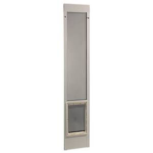 lot 3561 image: Ideal Pet Products Dog Door, White, X-Large, 2 x 15 x 77.63