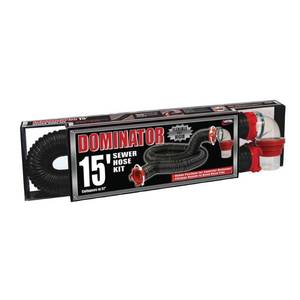 lot 5190 image: Valterra D04-0250 Dominator Sewer Hose Kit - 15
