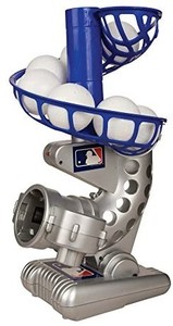 lot 5209 image: Franklin Sports MLB Electronic Baseball Pitching Machine �� Height Adjustable �� Ball Pitches Every 7 Seconds �� Includes 6 Plastic Baseballs