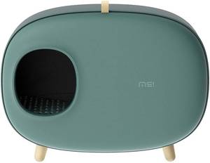 lot 5196 image: Makesure Litter Box For Cats Easy To Clean, Eco-friendly Material Green